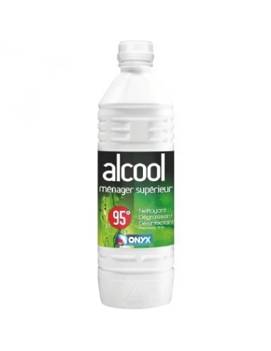 Alcool ménager 95° bouteille1 lITRE - ONYX