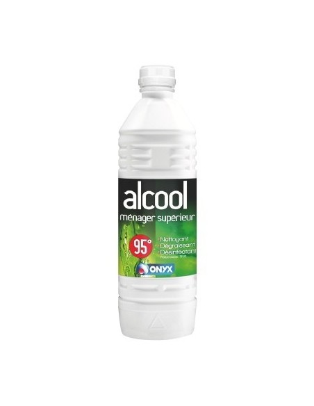Alcool ménager 95° bouteille1 lITRE - ONYX