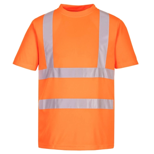t-shirt haute-visibilité eco planet (6 pièces) - taille 4xl - orange - portwest