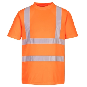 t-shirt haute-visibilité eco planet (6 pièces) - taille s - orange - portwest