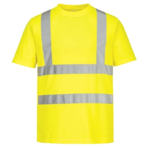 t-shirt haute-visibilité eco planet (6 pièces) - taille 4xl - jaune - portwest
