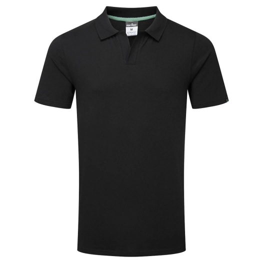 polo en coton biologique recyclable - taille xl - noir - portwest