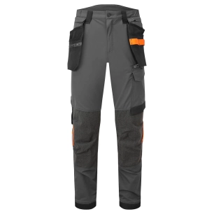 Pantalon de travail stretch holster ev4 - taille 58 - gris métal - PORTWEST