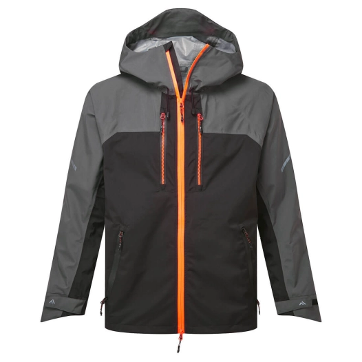 veste de pluie ev4 shell - taille l - gris métal tall - portwest