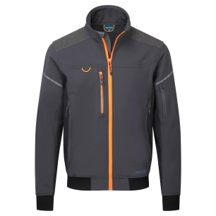 ev4 softshell bomber jacket (3l) - taille l - gris métal tall - portwest