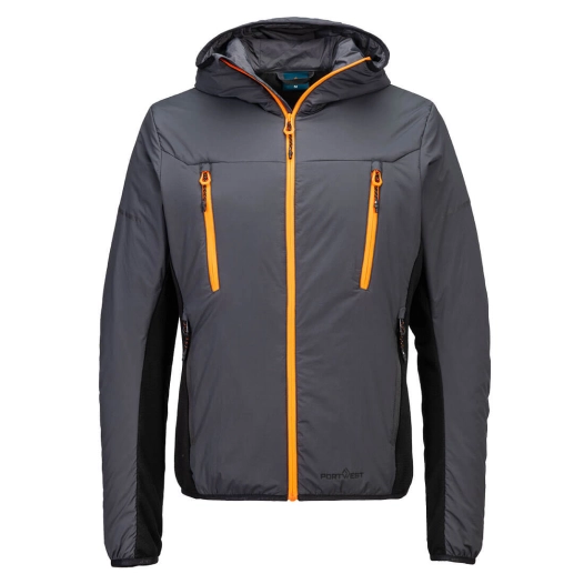 veste hybride isolée ev4 - taille s - gris métal - portwest