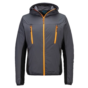 veste hybride isolée ev4 - taille s - gris métal - portwest
