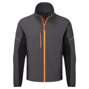 veste de travail ev4 stretch - taille xxl - gris métal tall - portwest