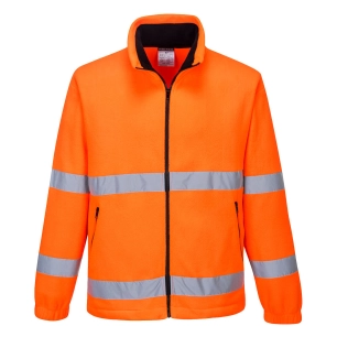 polaire coupe vent hv - taille s - orange - portwest