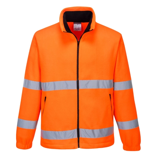 polaire coupe vent hv - taille xl - orange - portwest