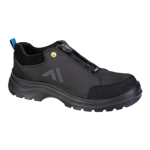 chaussure girder composite s3s esd sr fo - taille 40 - noir/bleu - portwest