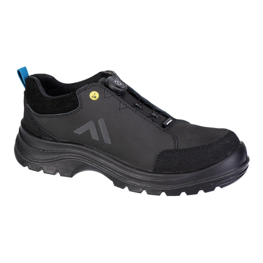 chaussure girder composite s3s esd sr fo - taille 48 - noir/bleu - portwest