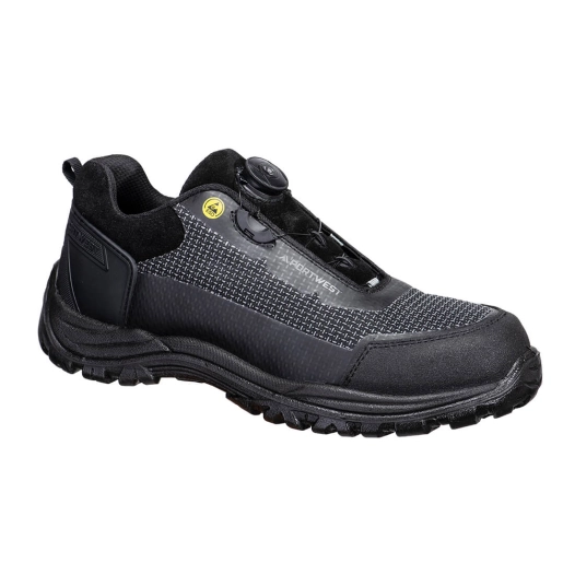 chaussures girder composite mid s3s esd sr fo - taille 42 - noir/gris - portwest