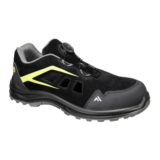 sandale composite s1 esd sr fo - taille 45 - noir/vert - portwest