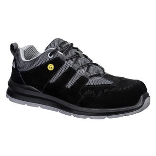chaussure esd composite s1 sr fo - taille 45 - noir/gris - portwest