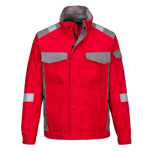 veste bizflame ultra bicolore - taille s - rouge - portwest