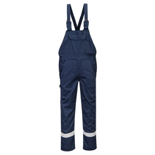 côte à bretelles multirisques 280g - taille m - marine - portwest