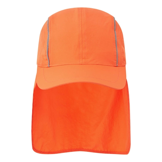 casquette de protection solaire respirante - orange - portwest