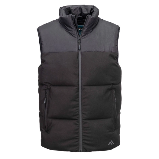 kx3 bodywarmer isolé baffle - taille xl - noir - portwest