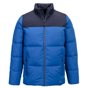 blouson baffle kx3 - taille s - quartz / marine foncé - portwest