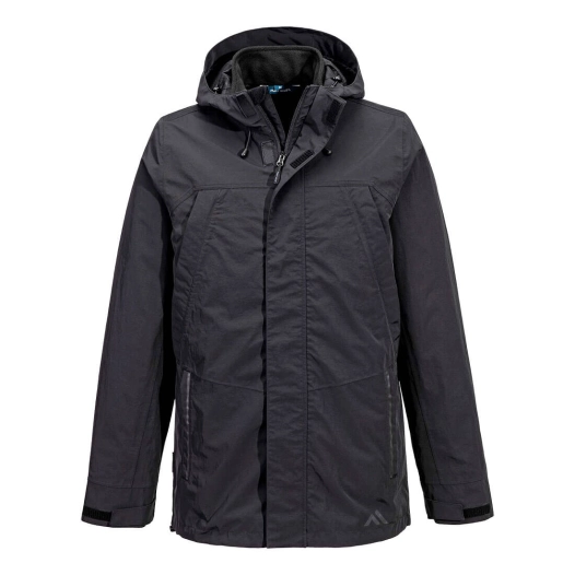 parka 3 en 1 kx3 - taille xxl - noir - portwest