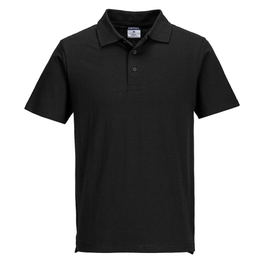 polo jersey léger (48 pièces par carton) - taille s - noir - portwest