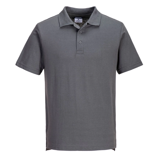 polo jersey léger (48 pièces par carton) - taille xl - gris zoom - portwest