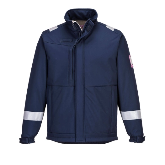 veste softshell modaflame - taille 4xl - marine - portwest