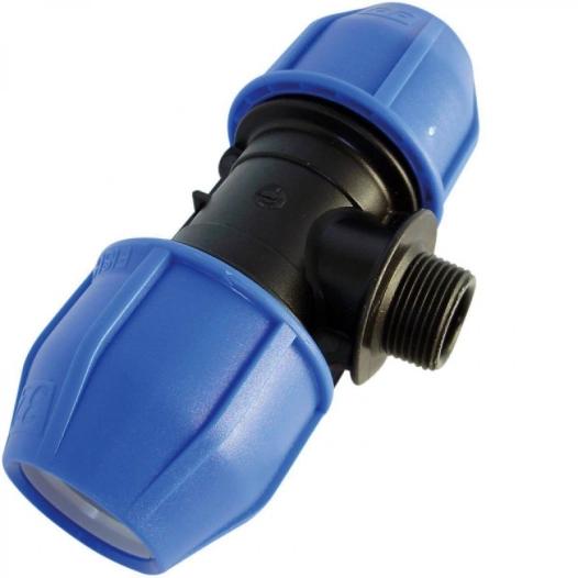 Té de dérivation 16B mâle diamètre 25 mm - 1' - RAIN IRRIGATION