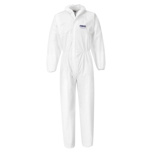 combinaison biztex® microporeux type 5/6 (pk50) - taille 4xl - blanc - portwest