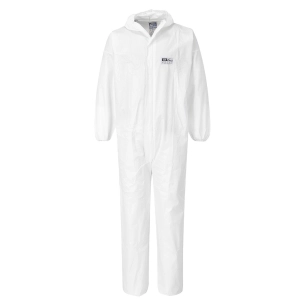 combinaison biztex® microcool type 5/6 (pk50) - taille m - blanc - portwest
