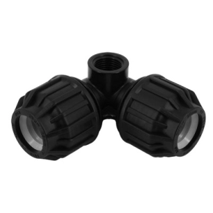 Coude pour arroseur diamètre 32 mm x 32 mm x 3/4' femelle - RAIN IRRIGATION