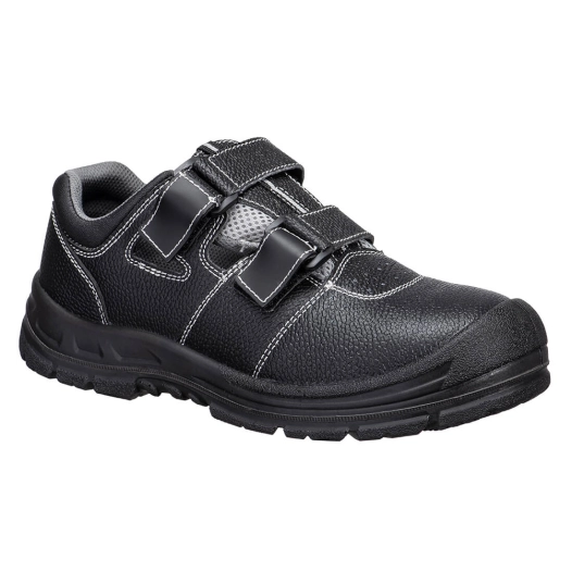 chaussure composite s1 esd sr fo - taille 41 - noir/gris - portwest