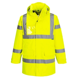 veste de pluie hi-vis extreme (3l) - taille l - jaune - portwest