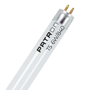 tube fluorescent 6 w 4000 k 260 lm g5 t5 lumière froide 212 x 16 mm
