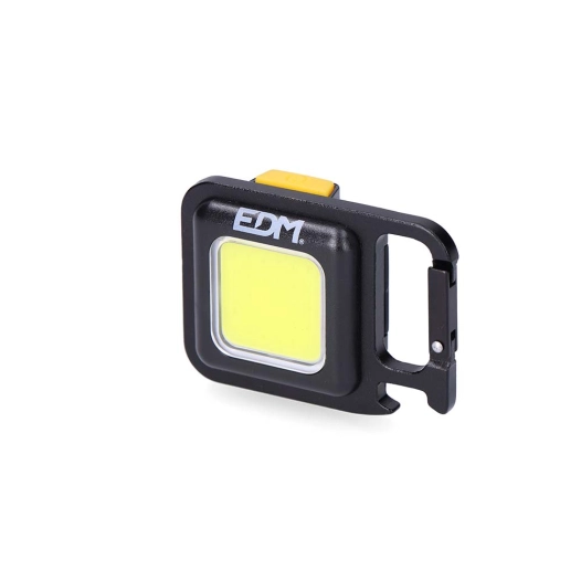 lampe porte-clés multifonction cob 6 w, taille 45 x 21,5 x 62 mm