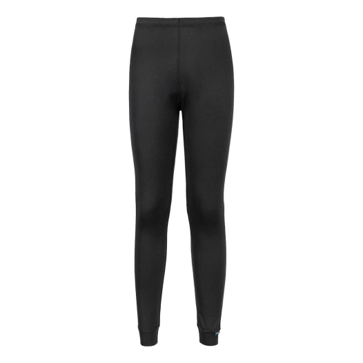 leggings thermique pour femmes - taille xs - noir - portwest