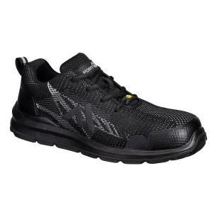 chaussure esd composite s1ps esd sr fo - taille 40 - noir/ zoom gris - portwest