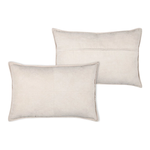 coussin dandy naturel 40x60cm - stof