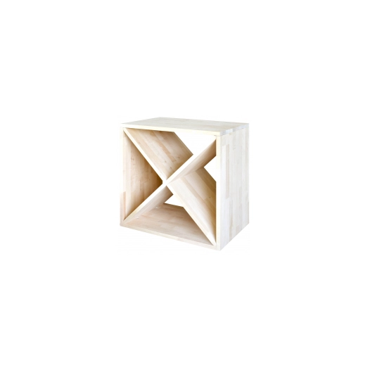 1 casier de rangement a bouteilles elément en croix dimensions 600 x 600 x 400 mm