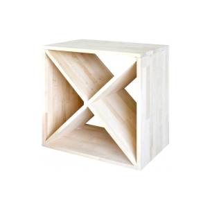 1 casier de rangement a bouteilles elément en croix dimensions 600 x 600 x 400 mm