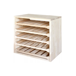 1 casier de rangement a bouteilles elément à clayettes dimensions 600 x 600 x 400 mm