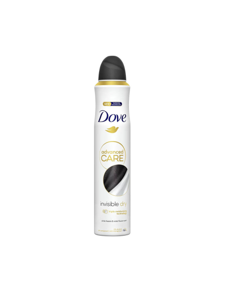 advanced care 0% alcohol dry invisible deodorant 200 ml