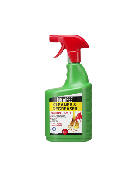 Spray Dégraissant BIG WIPES 1L Nettoyage puissant et rapide des surfaces - BIG WIPES
