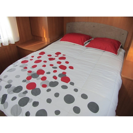 draps de rechange pour prêt-à-dormir beige 130 x 200 cm coupe à droite - midland