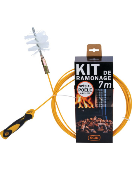 kit de ramonage 7m p/pellet