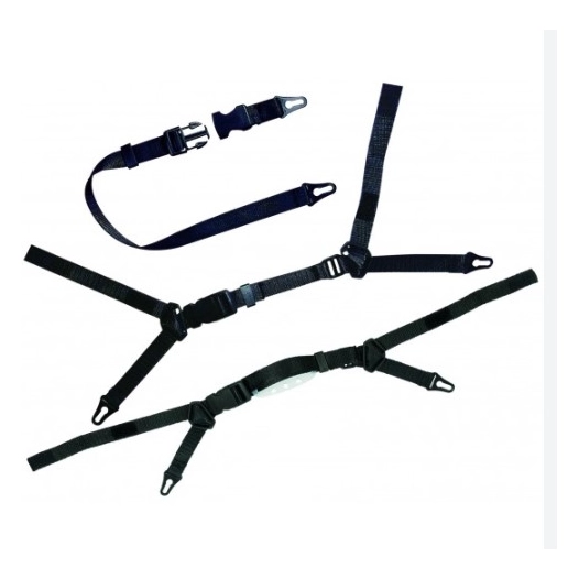 jugulaire polyester 4 points avec mentonniere 103109