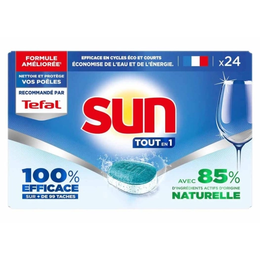 tablettes lave-vaisselle tout en 1 (x24) - sun professionnal