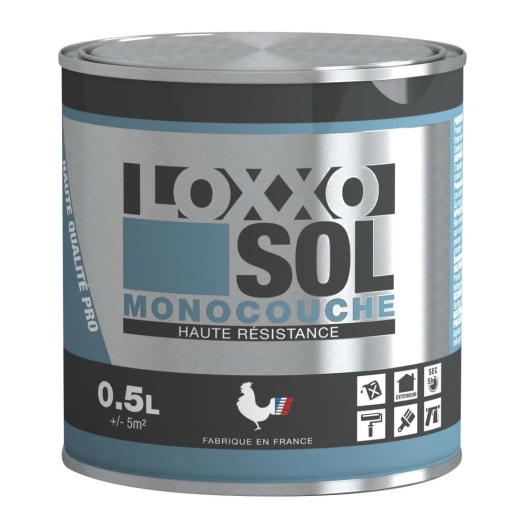 peinture sol monocouche haute résistance 0.5l - loxxo