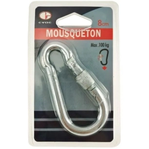 mousqueton métal 8 cm - evoe